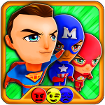 My Little Tiny Superhero: Cartoon Emoji Simulator