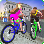 Kids School Time Bicycle Race