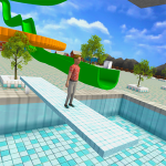 Aqua Waterslide Rush Racing