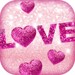 Glitter Love Wallpaper