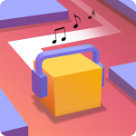 Dancing Cube Line Jump: Tap Tap Music World Tiles