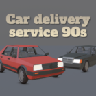 Car delivery service 90s: Open world driving