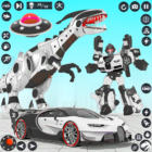 Dino Robot Car Transform Games